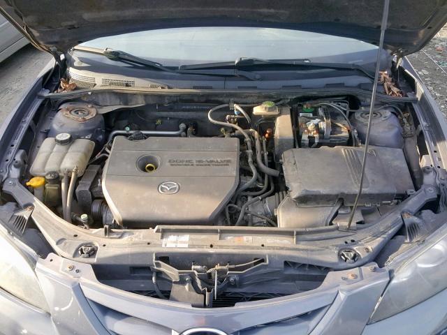 JM1BK324581785951 - 2008 MAZDA 3 S GRAY photo 7