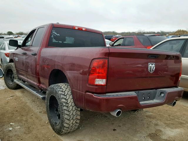 1C6RR6FT1JS131775 - 2018 RAM 1500 ST BURGUNDY photo 3