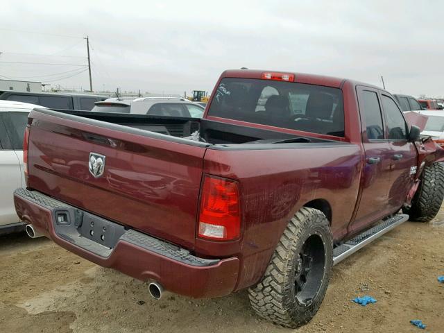 1C6RR6FT1JS131775 - 2018 RAM 1500 ST BURGUNDY photo 4