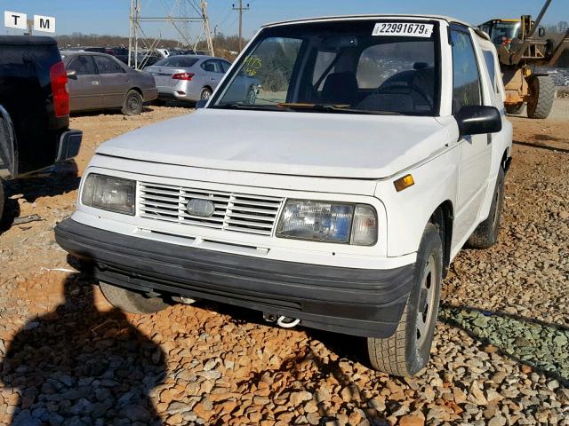 2CNBE18U8S6954637 - 1995 GEO TRACKER WHITE photo 2