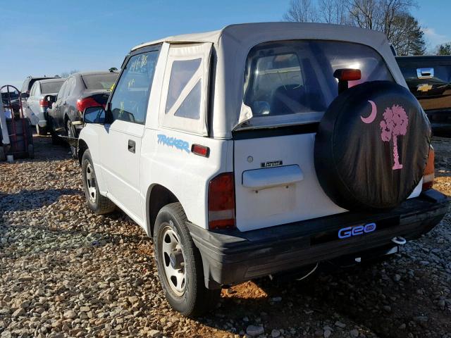 2CNBE18U8S6954637 - 1995 GEO TRACKER WHITE photo 3