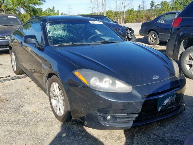 KMHHM66D88U283199 - 2008 HYUNDAI TIBURON GS BLACK photo 1