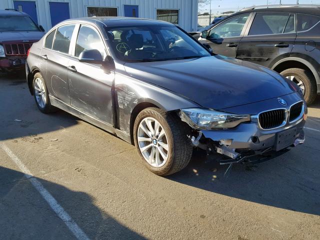 WBA8E5G54GNT93286 - 2016 BMW 320 XI GRAY photo 1