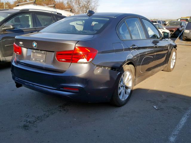 WBA8E5G54GNT93286 - 2016 BMW 320 XI GRAY photo 4