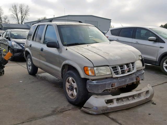 KNDJA7239Y5681646 - 2000 KIA SPORTAGE BEIGE photo 1