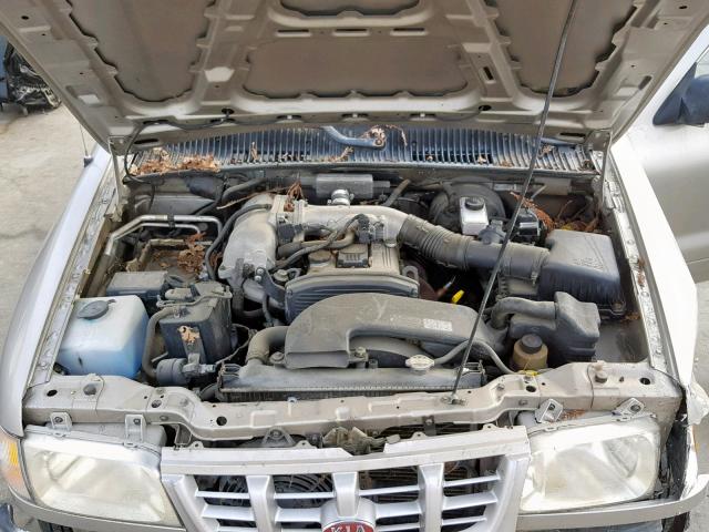 KNDJA7239Y5681646 - 2000 KIA SPORTAGE BEIGE photo 7