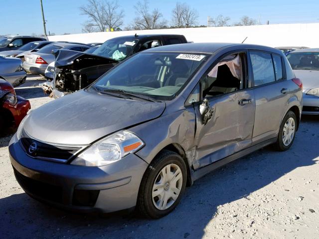 3N1BC1CP6CK239826 - 2012 NISSAN VERSA S SILVER photo 2