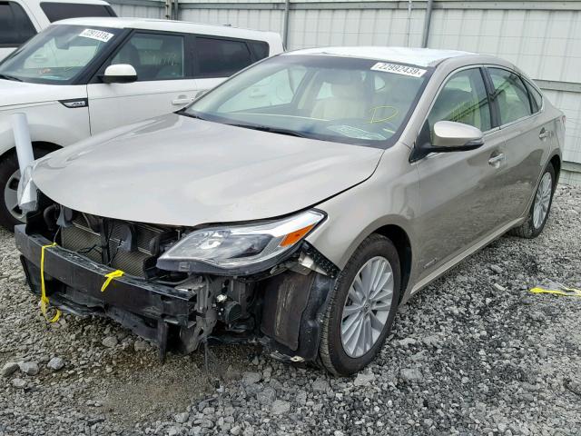 4T1BD1EB4DU013714 - 2013 TOYOTA AVALON HYB GOLD photo 2