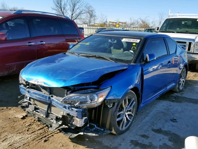 JTKJF5C70GJ024093 - 2016 TOYOTA SCION TC ლურჯი ფოტო 2