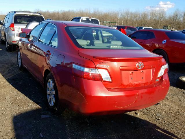 4T1BB46K09U093672 - 2009 TOYOTA CAMRY HYBR RED photo 3