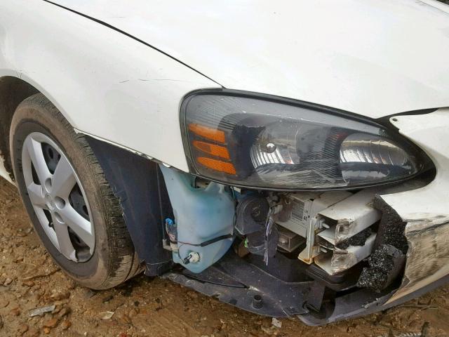 2G2WP552971215392 - 2007 PONTIAC GRAND PRIX WHITE photo 9