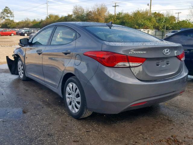 5NPDH4AE1DH219084 - 2013 HYUNDAI ELANTRA GL CHARCOAL photo 3