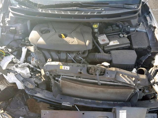 5NPDH4AE1DH219084 - 2013 HYUNDAI ELANTRA GL CHARCOAL photo 7