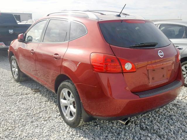 JN8AS58VX8W120462 - 2008 NISSAN ROGUE S RED photo 3