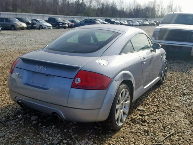 TRUWT28N121022184 - 2002 AUDI TT QUATTRO GRAY photo 4