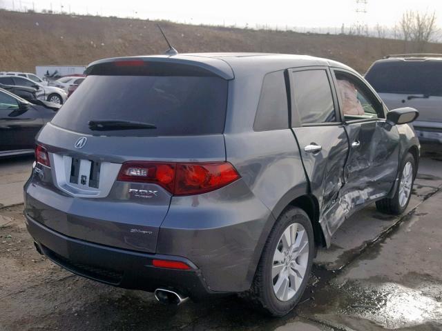 5J8TB1H55CA003618 - 2012 ACURA RDX TECHNO GRAY photo 4