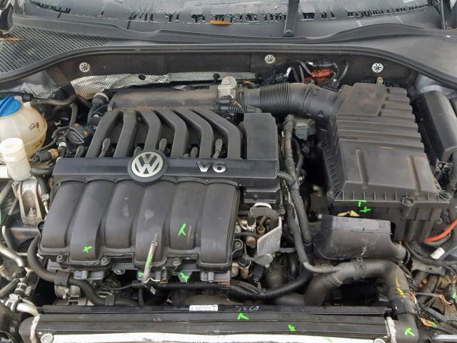 1VWBM7A37CC052482 - 2012 VOLKSWAGEN PASSAT SE CHARCOAL photo 7