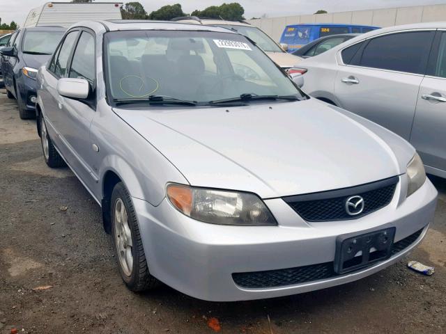 JM1BJ225420638006 - 2002 MAZDA PROTEGE DX GRAY photo 1