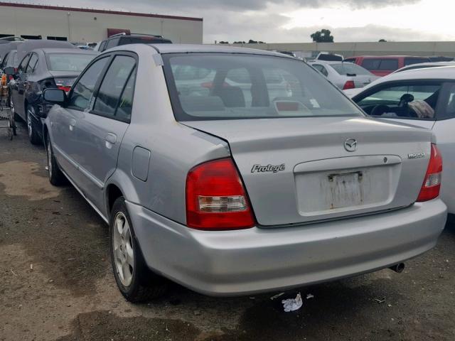 JM1BJ225420638006 - 2002 MAZDA PROTEGE DX GRAY photo 3