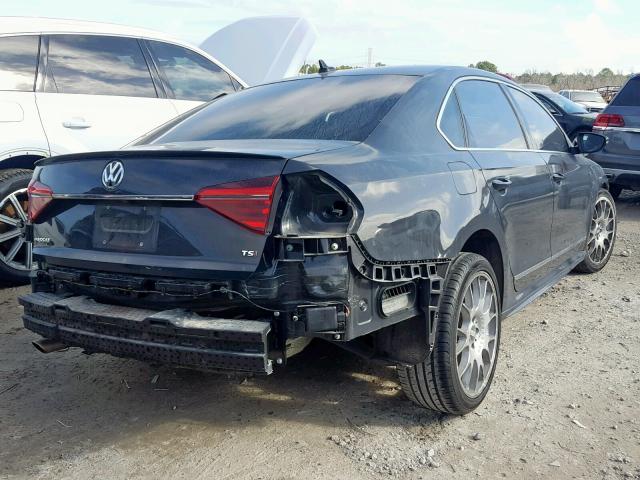 1VWDT7A34HC046836 - 2017 VOLKSWAGEN PASSAT R-L CHARCOAL photo 4