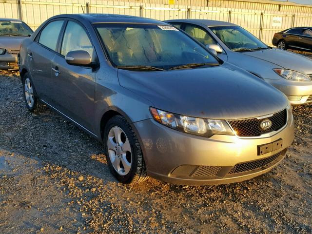 KNAFU4A25A5288394 - 2010 KIA FORTE EX GRAY photo 1