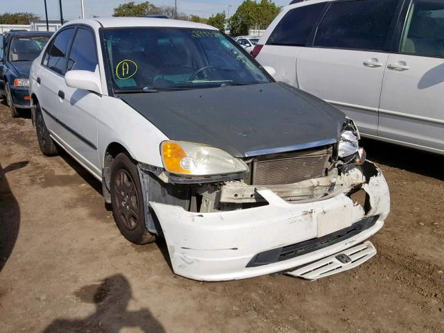 2HGES15561H551722 - 2001 HONDA CIVIC LX WHITE photo 1