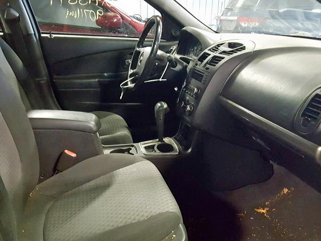 1G1ZT58F47F105080 - 2007 CHEVROLET MALIBU LT MAROON photo 5