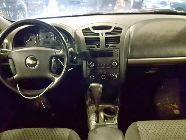 1G1ZT58F47F105080 - 2007 CHEVROLET MALIBU LT MAROON photo 9