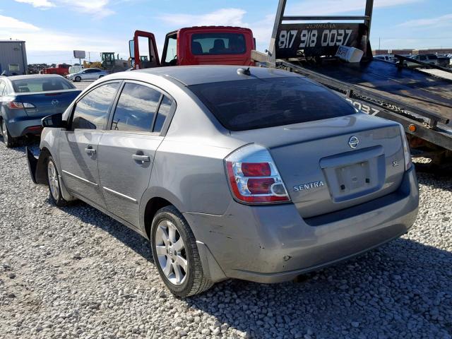 3N1AB61E08L687641 - 2008 NISSAN SENTRA 2.0 SILVER photo 3