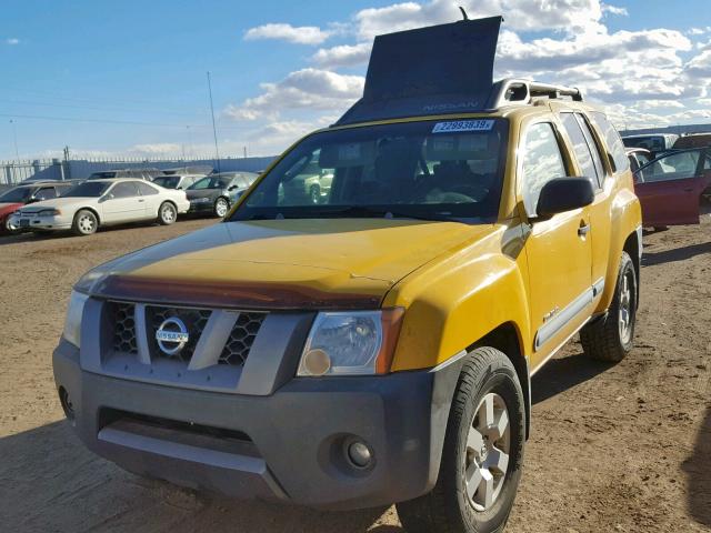 5N1AN08W16C506275 - 2006 NISSAN XTERRA OFF YELLOW photo 2