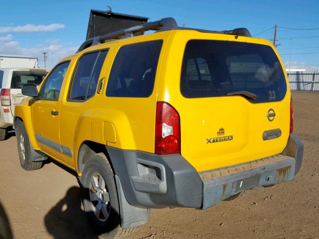 5N1AN08W16C506275 - 2006 NISSAN XTERRA OFF YELLOW photo 3