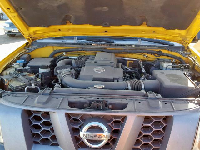 5N1AN08W16C506275 - 2006 NISSAN XTERRA OFF YELLOW photo 7