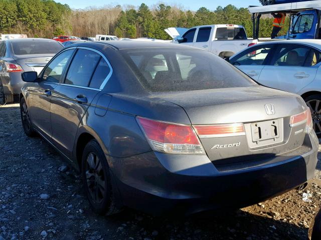 1HGCP2F62BA131705 - 2011 HONDA ACCORD GRAY photo 3