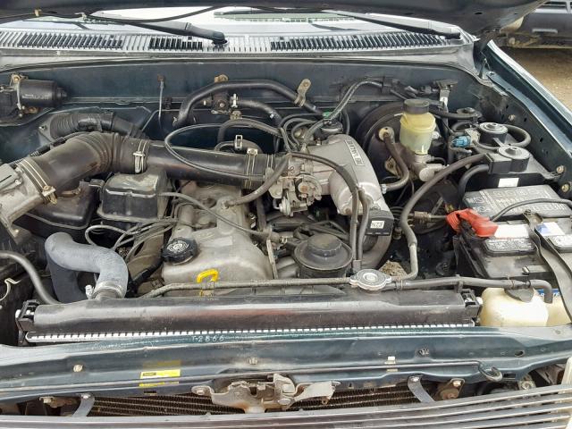 4TANL42N3WZ037640 - 1998 TOYOTA TACOMA GREEN photo 7