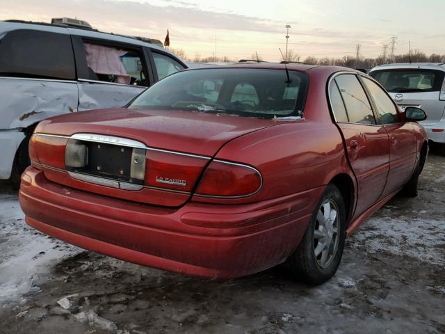 1G4HR54K54U137690 - 2004 BUICK LESABRE LI RED photo 4