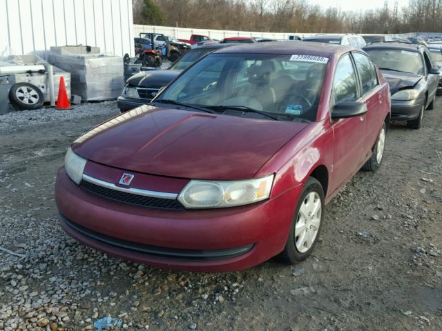 1G8AJ52F74Z156063 - 2004 SATURN ION RED photo 2