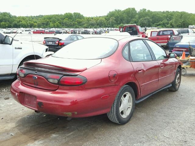 1FAFP53S0XG115866 - 1999 FORD TAURUS SE MAROON photo 4