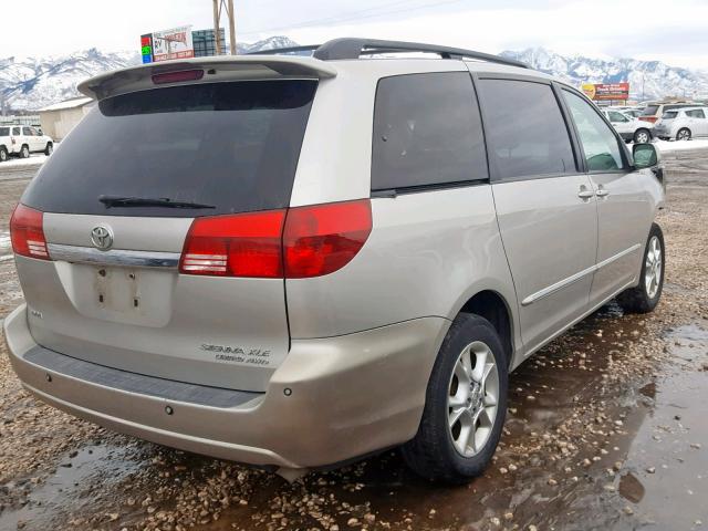 5TDBA22C45S052597 - 2005 TOYOTA SIENNA XLE SILVER photo 4