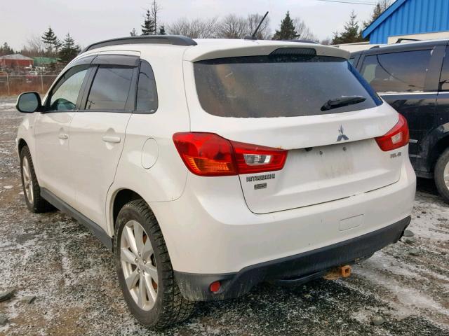 4A4AJ4AU0EE603205 - 2014 MITSUBISHI RVR GT WHITE photo 3