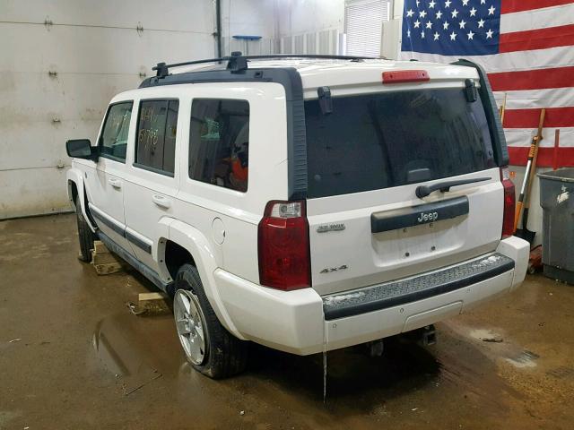1J8HG48N97C611670 - 2007 JEEP COMMANDER WHITE photo 3