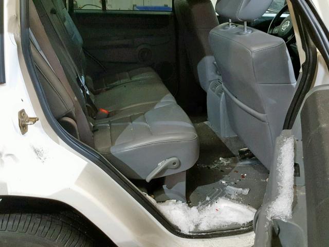 1J8HG48N97C611670 - 2007 JEEP COMMANDER WHITE photo 6