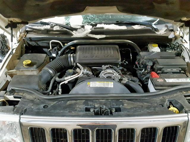 1J8HG48N97C611670 - 2007 JEEP COMMANDER WHITE photo 7