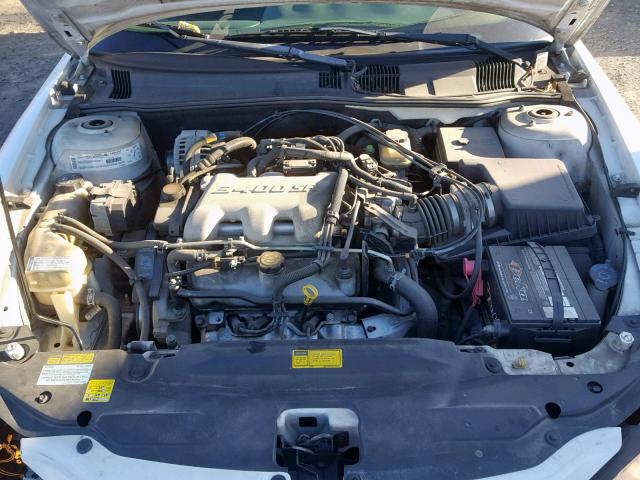 1G2NF52E71M651697 - 2001 PONTIAC GRAND AM S WHITE photo 7