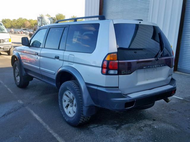 JA4MT31R82P009816 - 2002 MITSUBISHI MONTERO SP SILVER photo 3