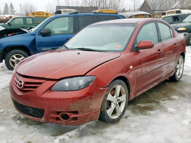 JM1BK323361512558 - 2006 MAZDA 3 S RED photo 2