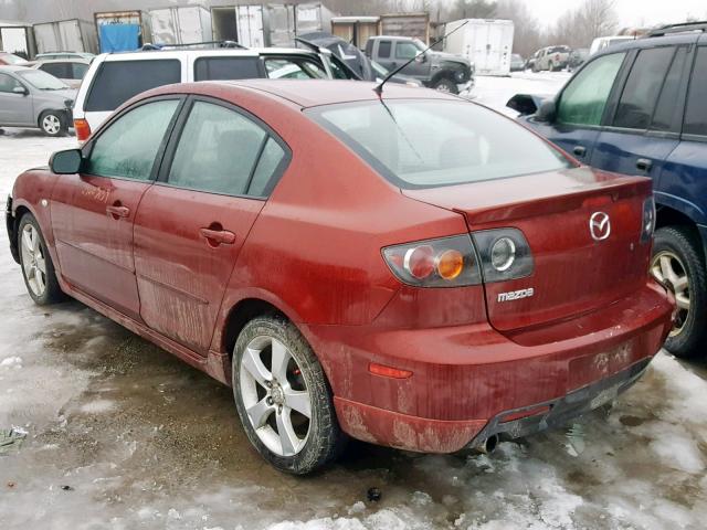 JM1BK323361512558 - 2006 MAZDA 3 S RED photo 3