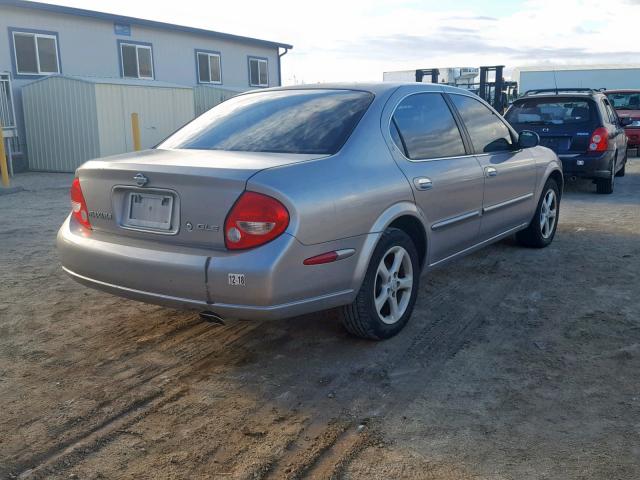 JN1CA31DX1T806928 - 2001 NISSAN MAXIMA GXE SILVER photo 4