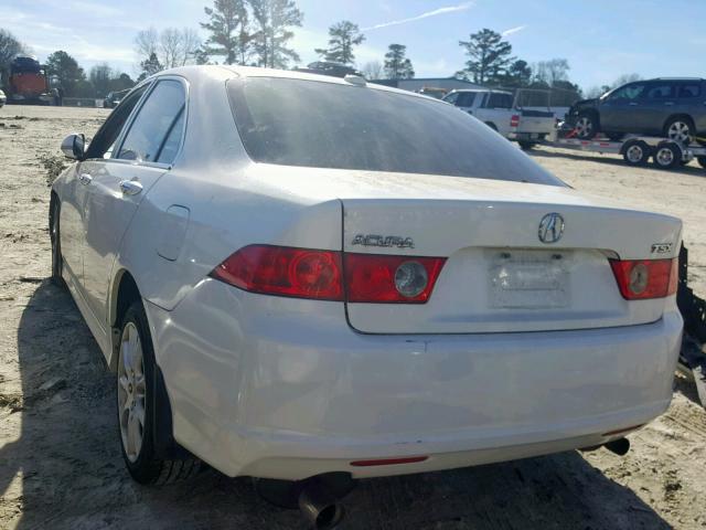 JH4CL96947C005210 - 2007 ACURA TSX WHITE photo 3