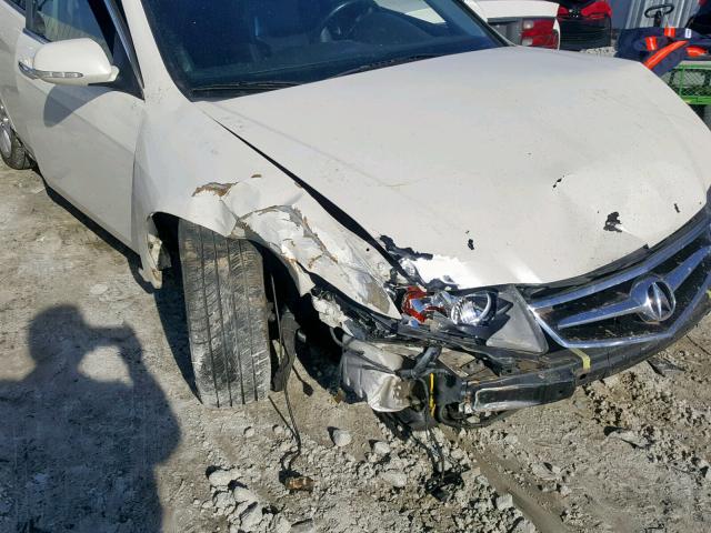 JH4CL96947C005210 - 2007 ACURA TSX WHITE photo 9