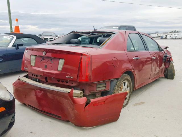 1G6DW67V180112650 - 2008 CADILLAC STS RED photo 4